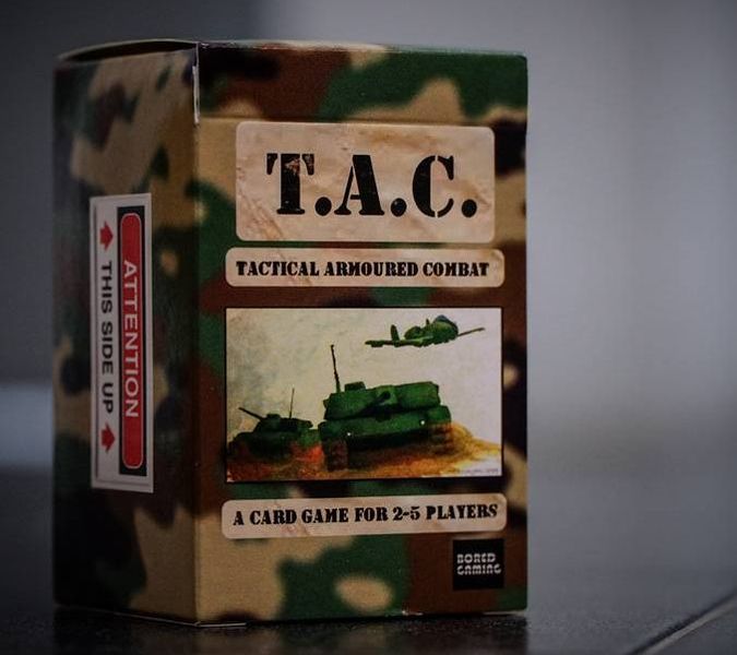 Tactical Armoured Combat modern warfare card game box